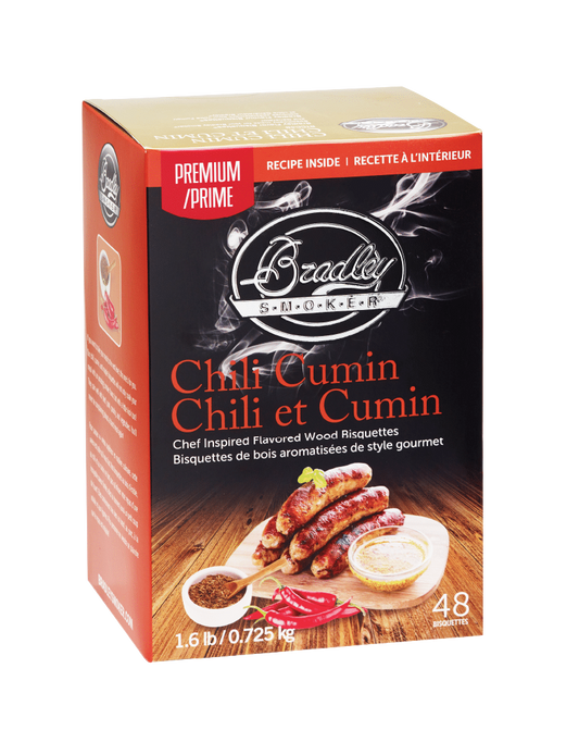 Chili Cummin Bisquettes til Bradley Smoker