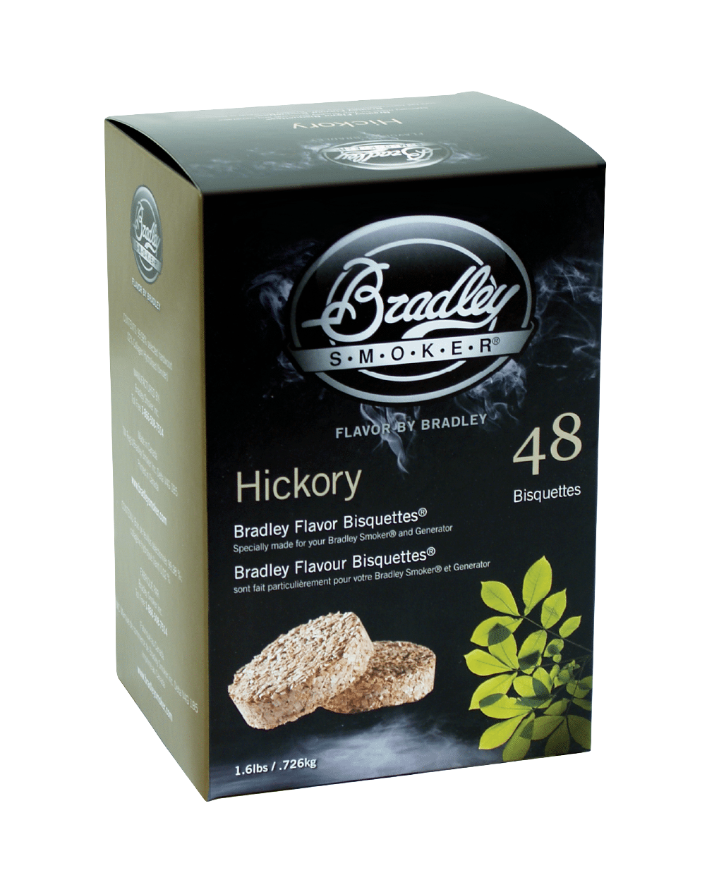 Hickory Bisquettes til Bradley Smokers
