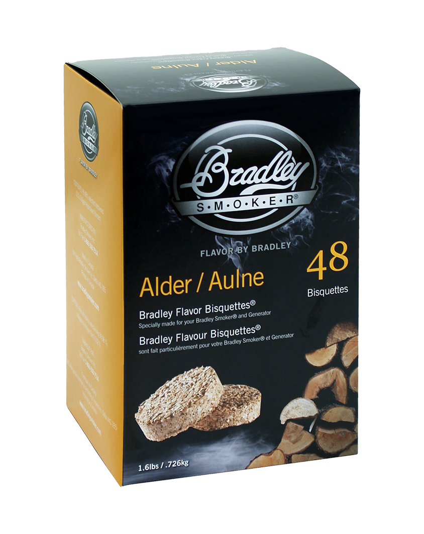 Alder Bisquettes til Bradley Smokers