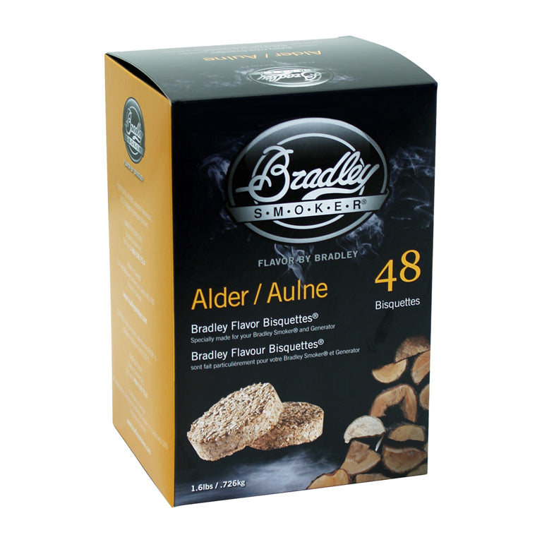 Alder Bisquettes til Bradley Smokers