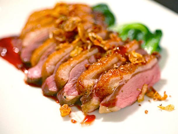 Plum Glazed Smoked Duck Breasts Recipe