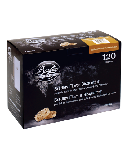 Whisky Oak Bisquettes til Bradley Smokers