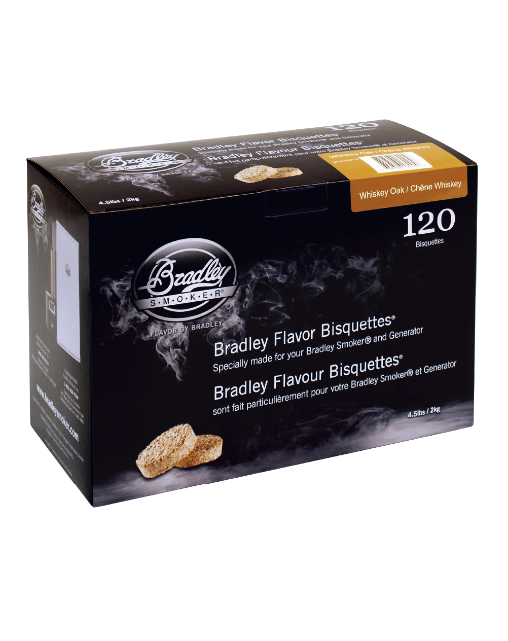 Whisky Oak Bisquettes til Bradley Smokers
