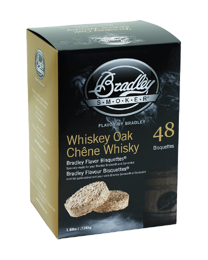 Whisky Oak Bisquettes til Bradley Smokers