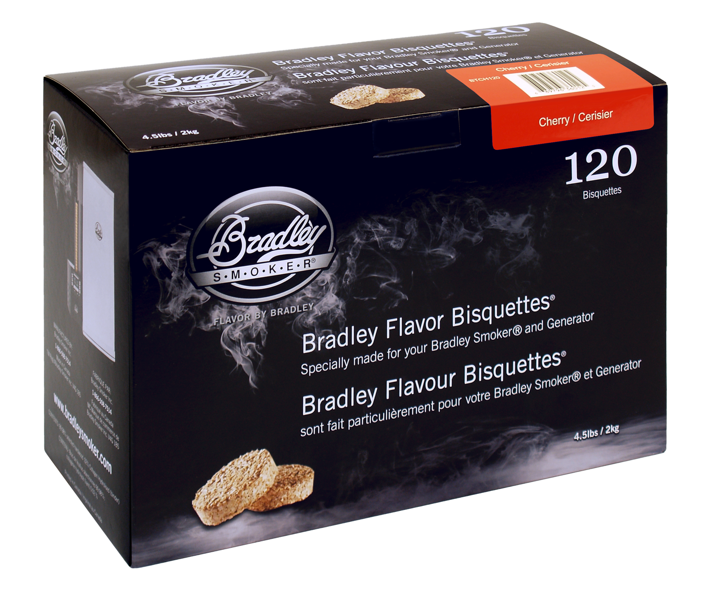 Kirsebærbisquetter til Bradley Smokers
